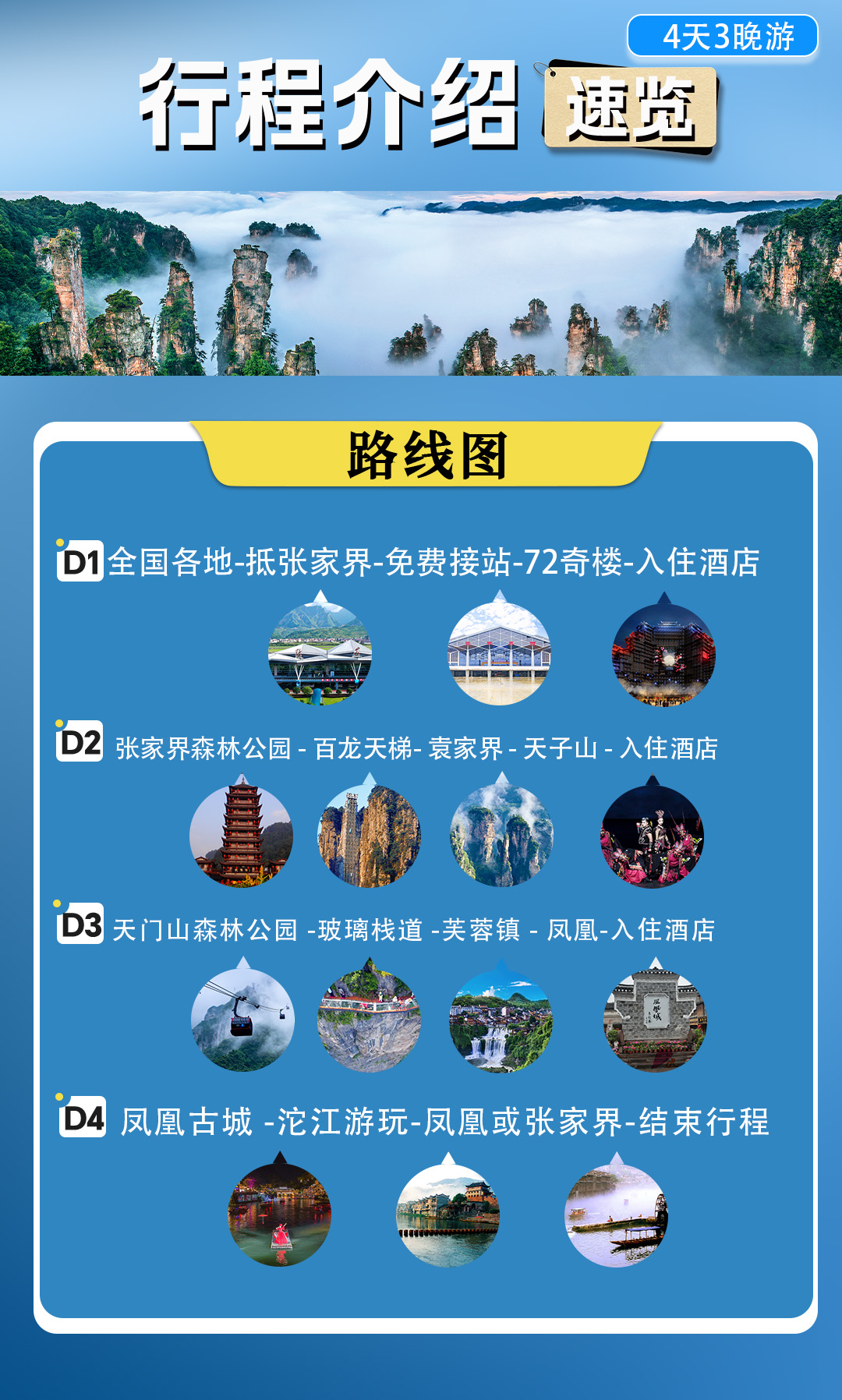 愛(ài)在湘西行行程介紹2